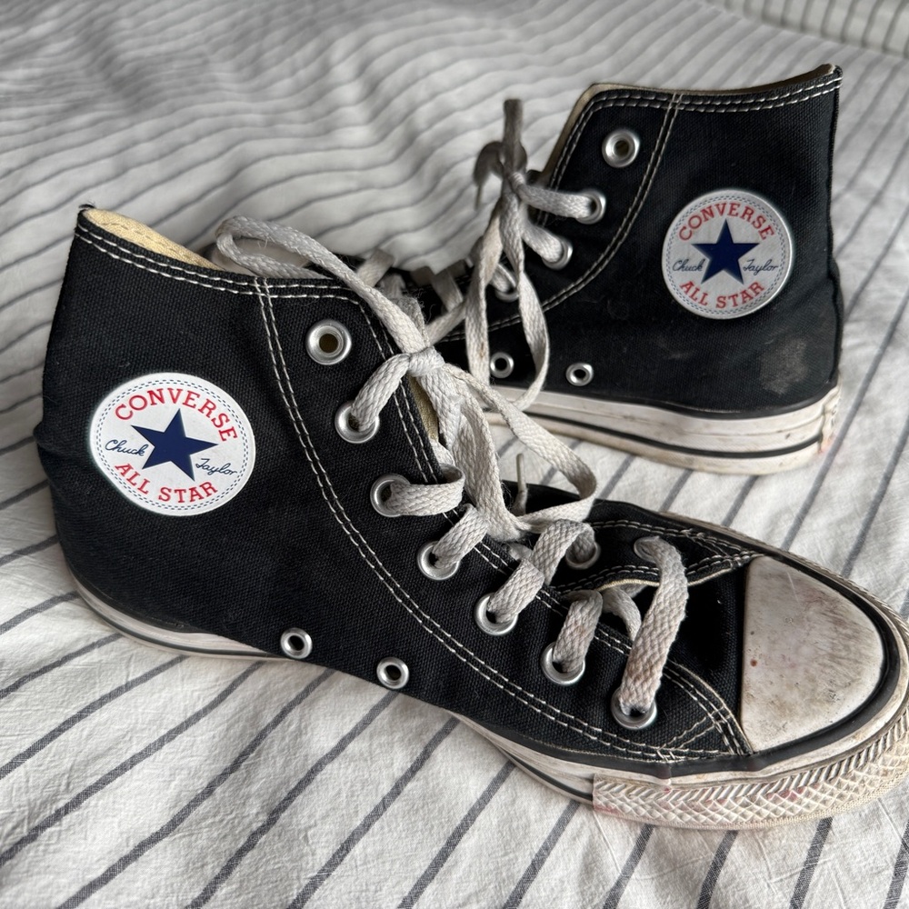 Converse Chuck Taylor All Star High Top Sneakers – Black – Men’s 4 / Women’s 6